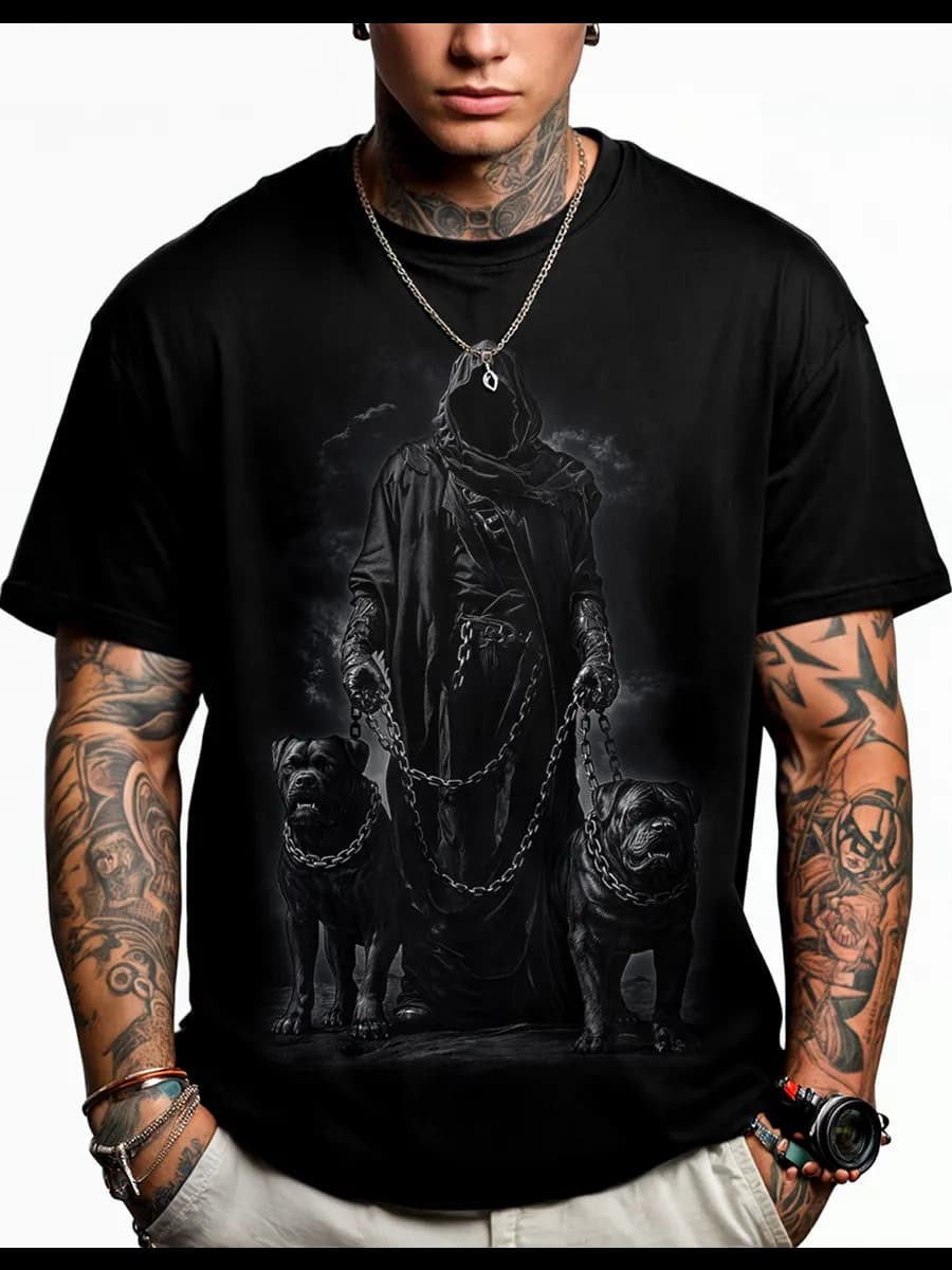 Футболка со светящимся принтом - фото 1