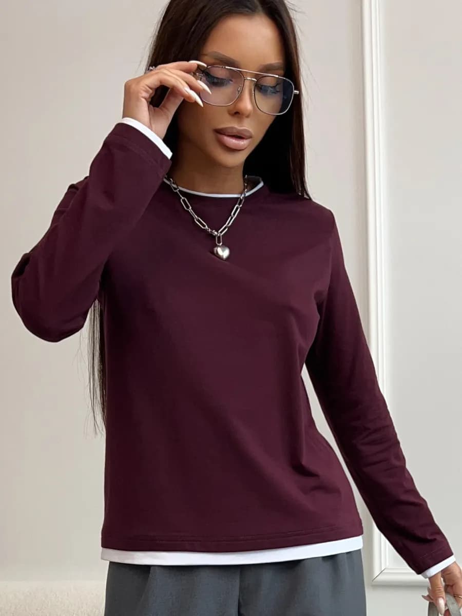 Лонгслив многослойный базовый