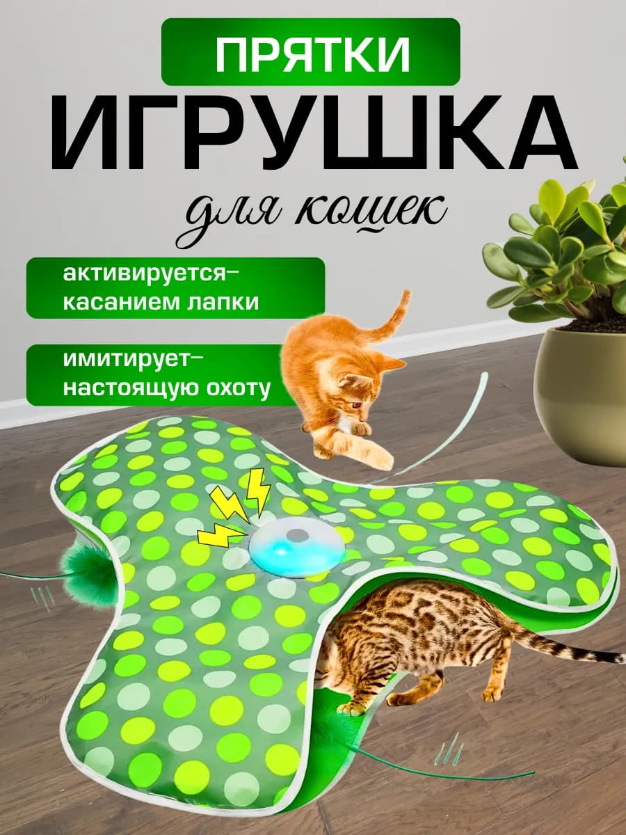 Игрушка для кошек интерактивная "Прятки"