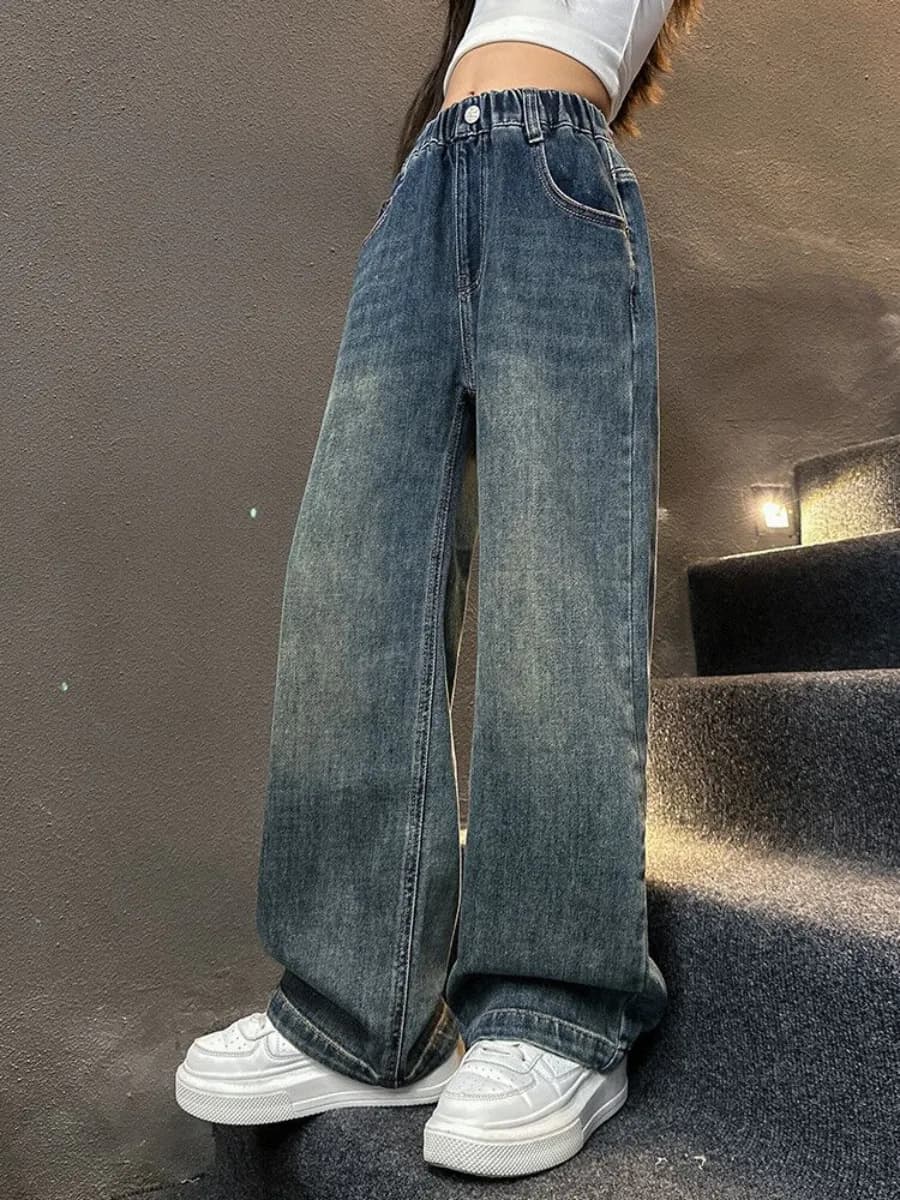 Джинсы широкие