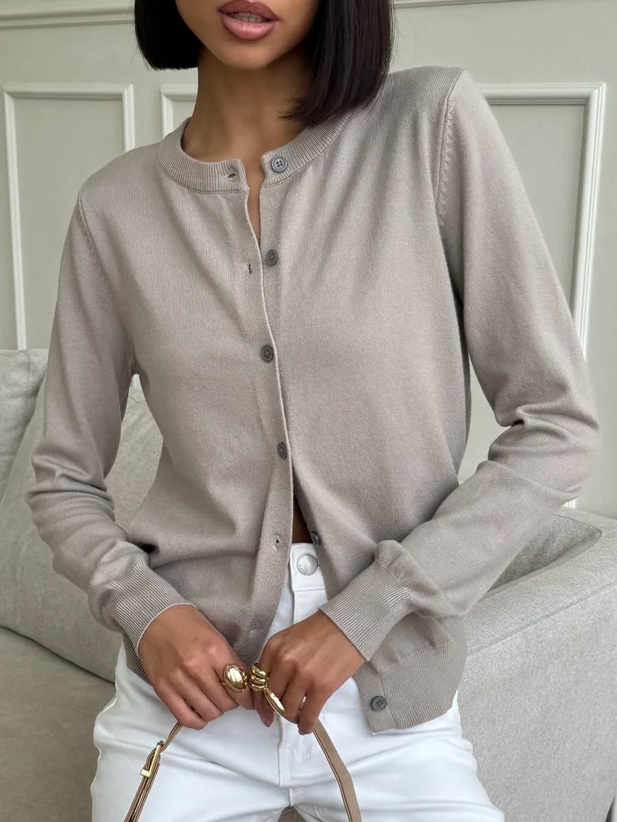 Кардиган на пуговицах