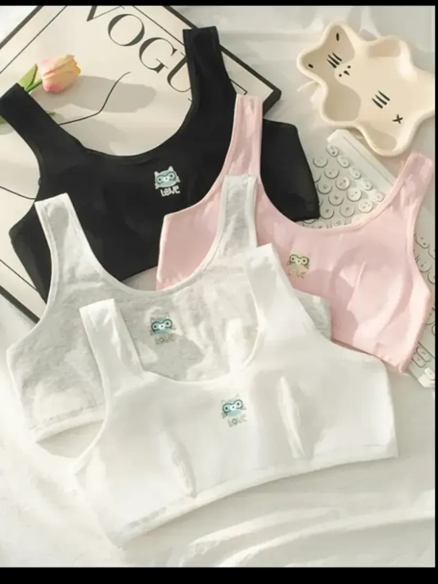 Набор топиков бюстгальтеров для девочки подростка 4шт