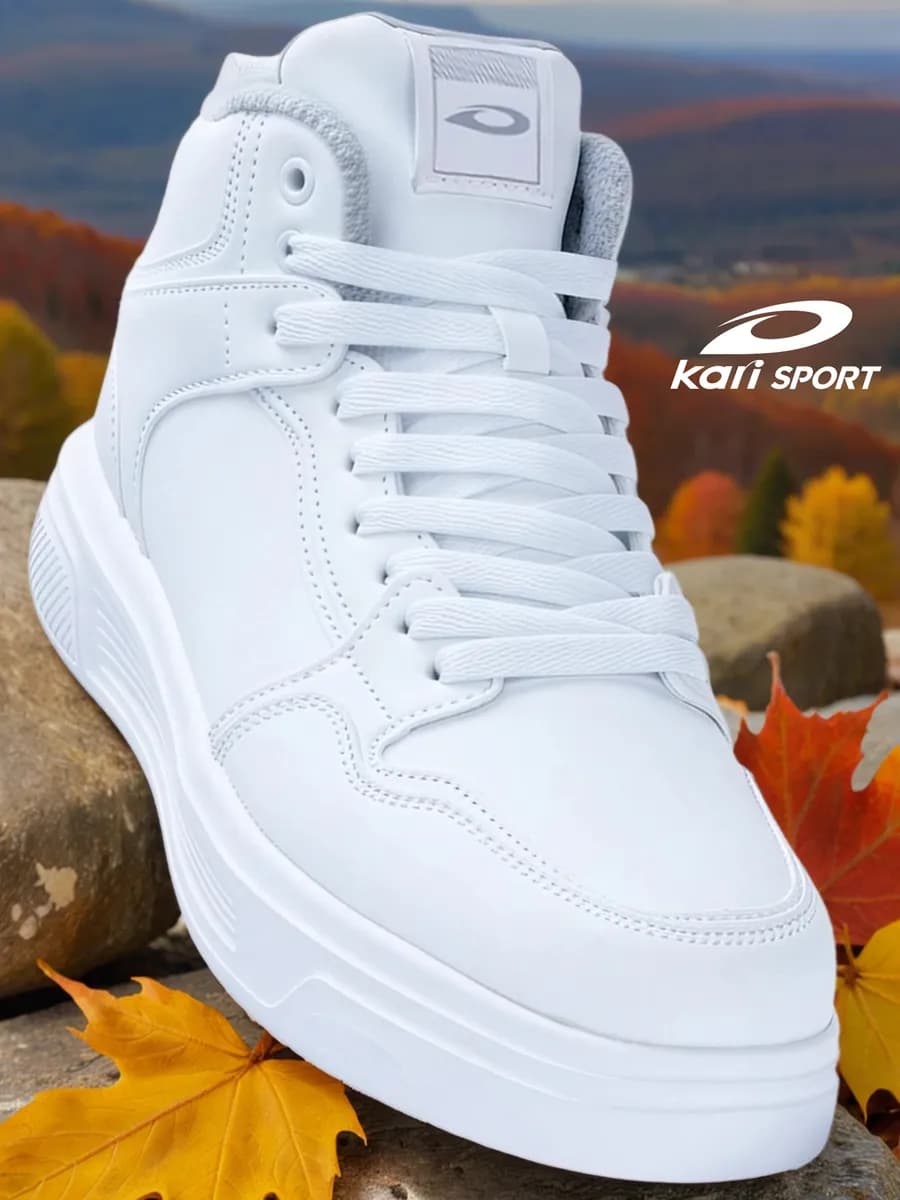 Кроссовки осенние утеплённые демисезонные - фото 1