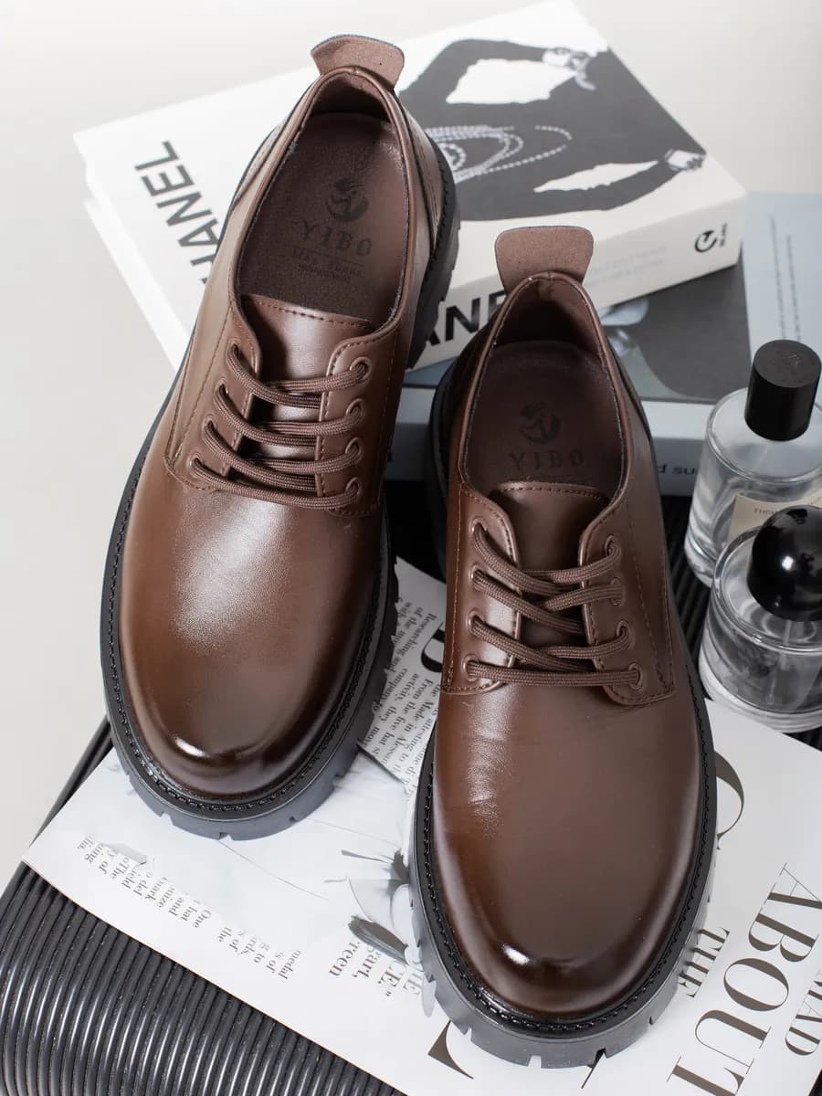 Классические туфли кожаные лоферы