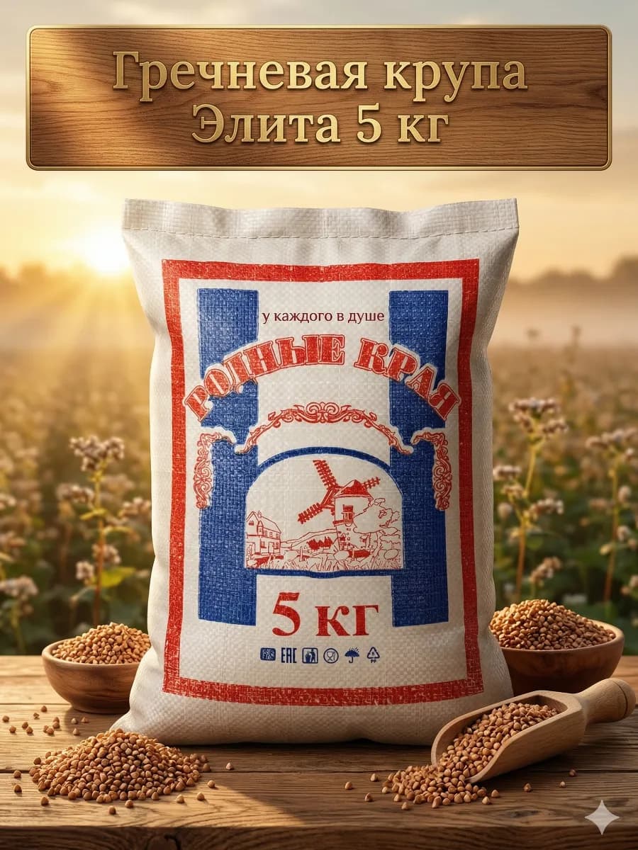 Гречневая крупа Элита 5кг