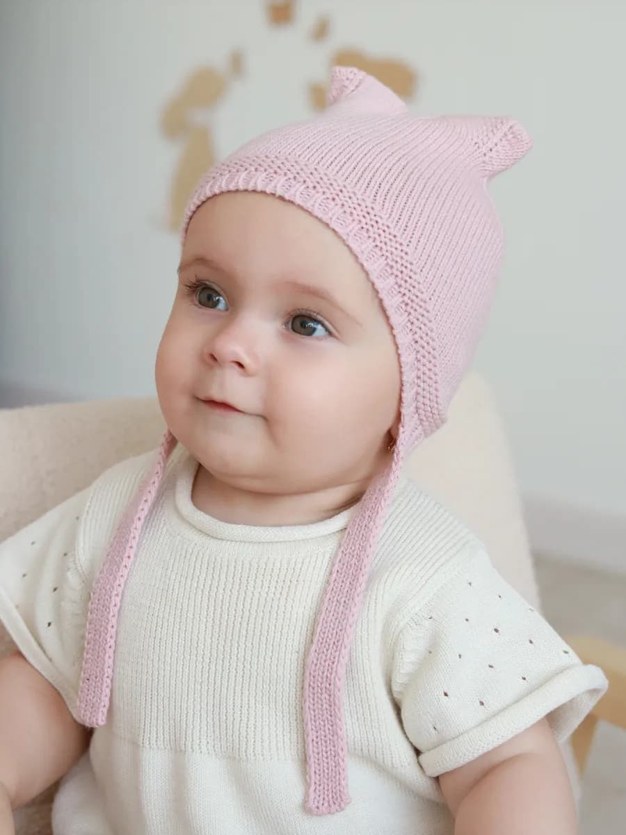 Чепчик для новорожденного