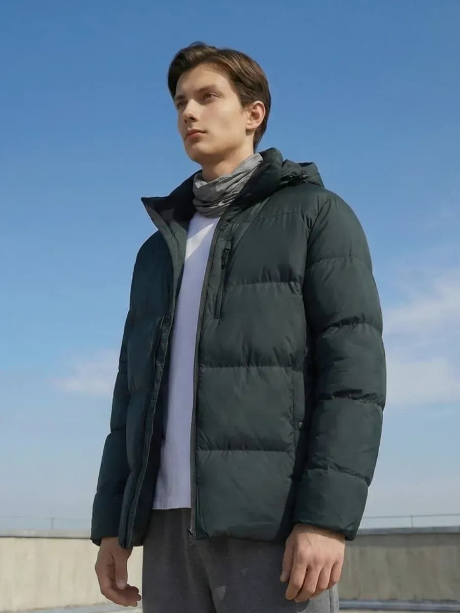 Куртка стеганая с капюшоном