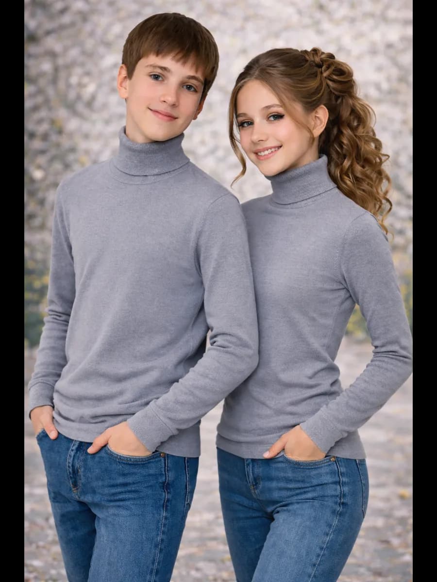 Водолазка тонкая с высоким горлом