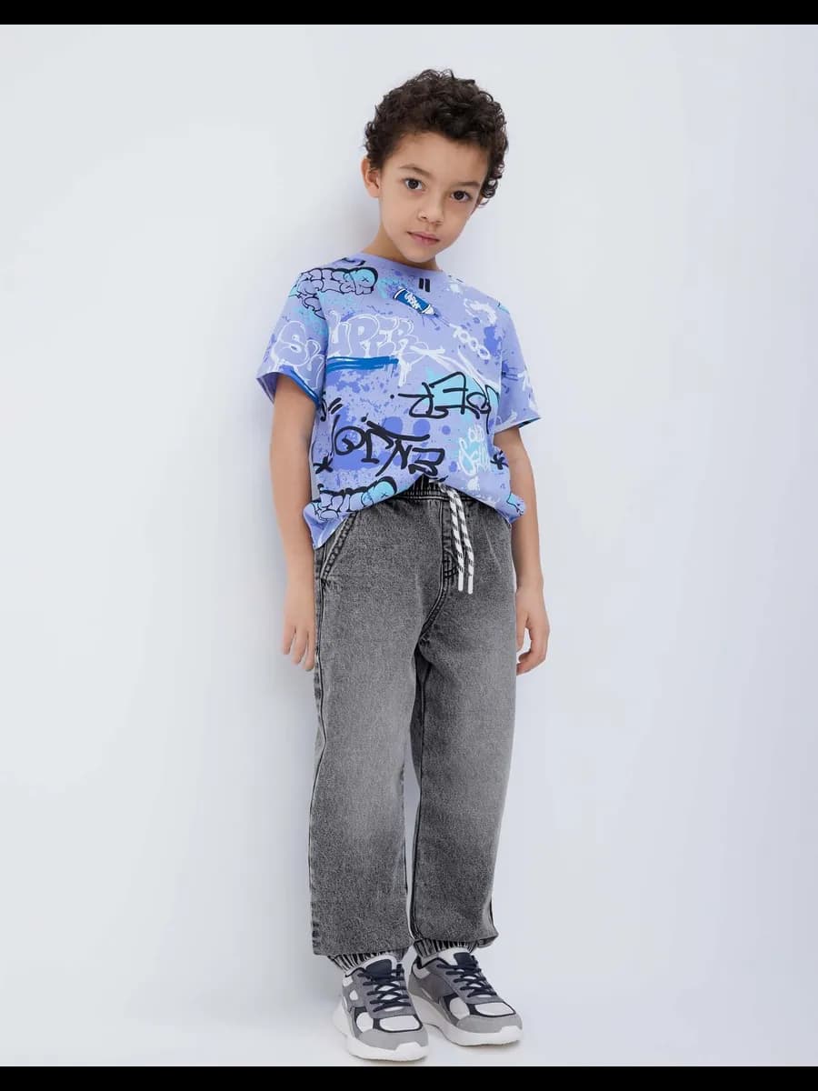 Серые джинсы Jogger