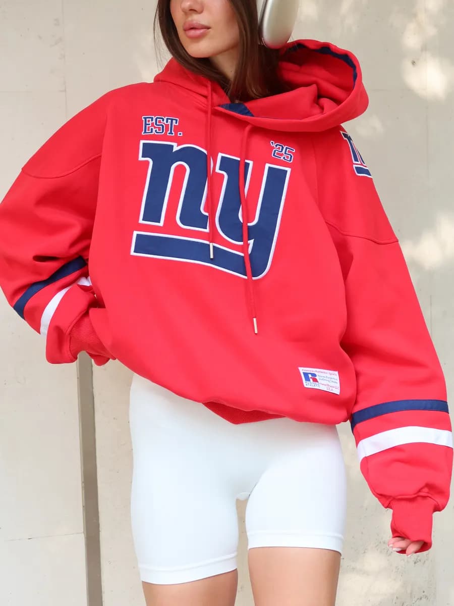 Худи оверсайз с принтом