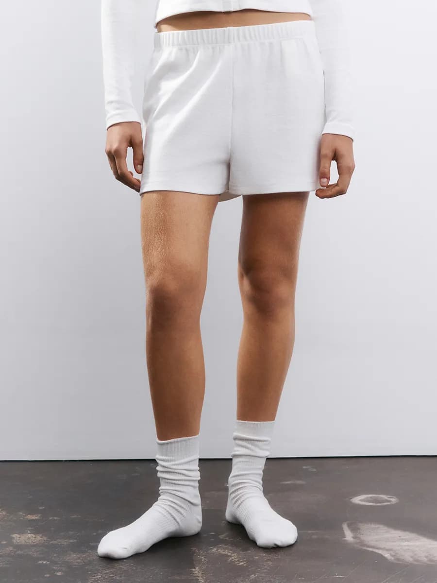 Шорты домашние из трикотажа - фото 1