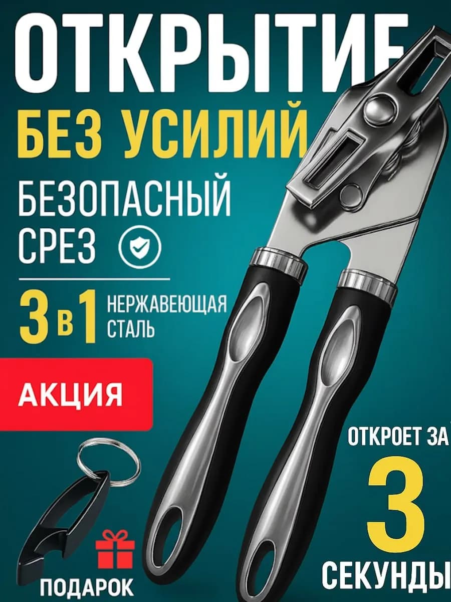 Открывашка для консервов Консервный нож для жестяных банок