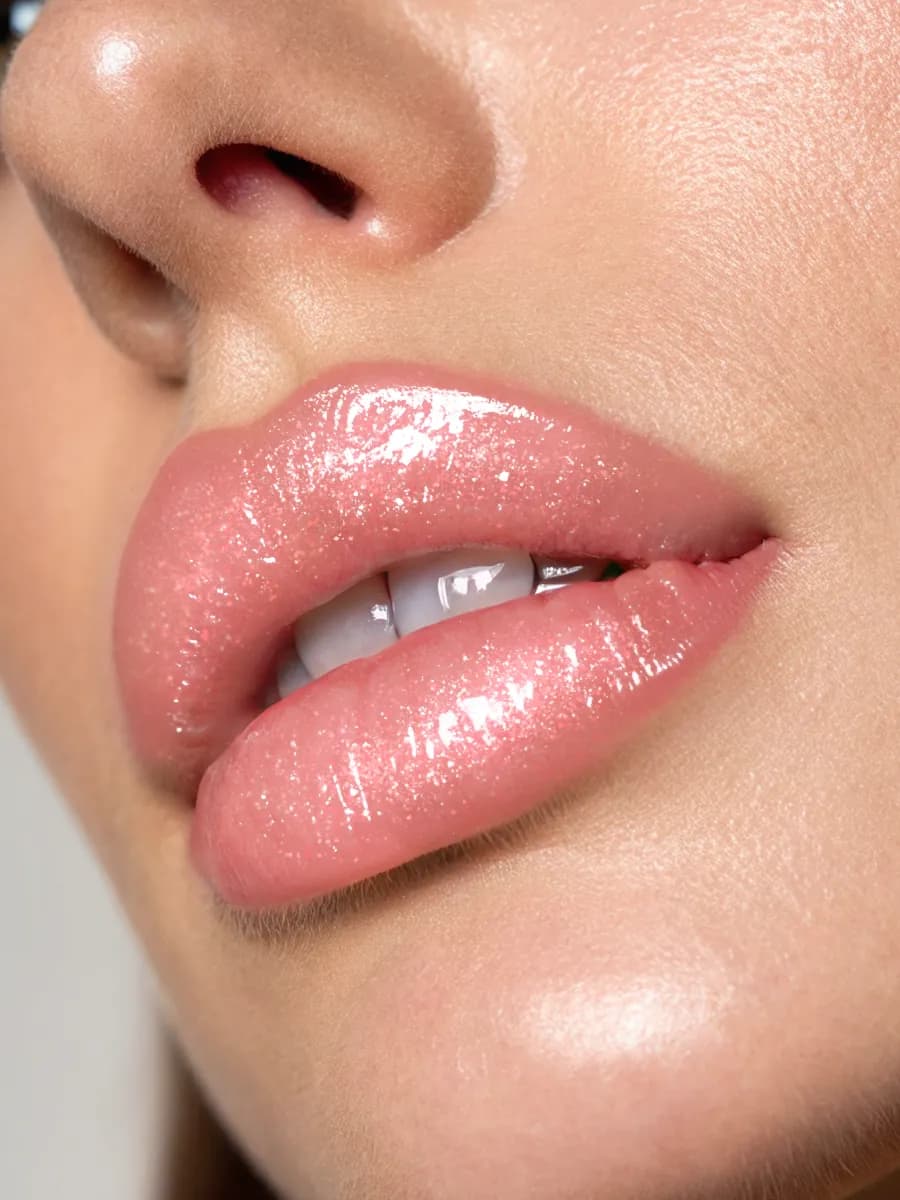 Блеск для губ с блестками - фото 1