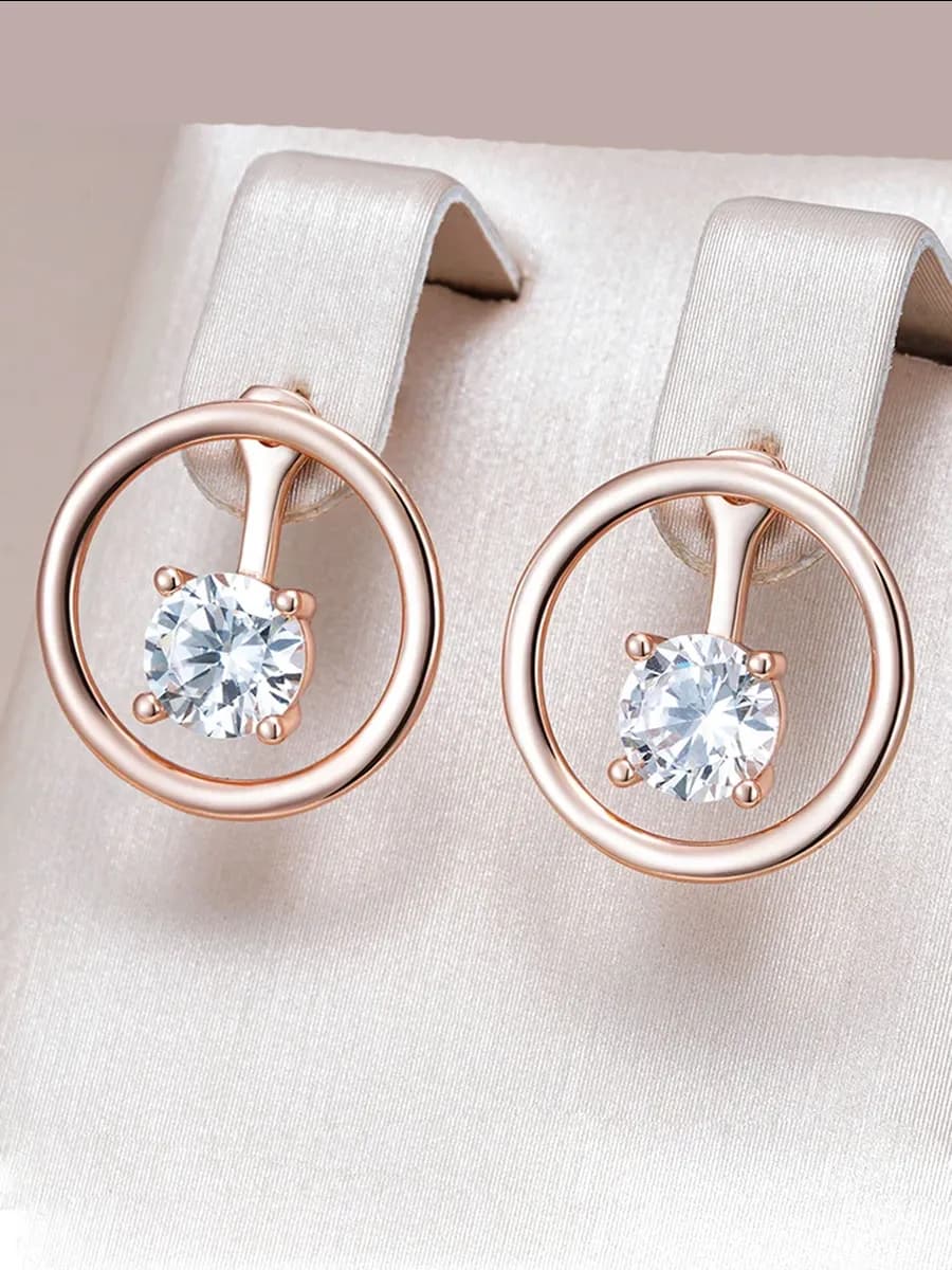 Серьги бижутерия трансформеры парящий камень