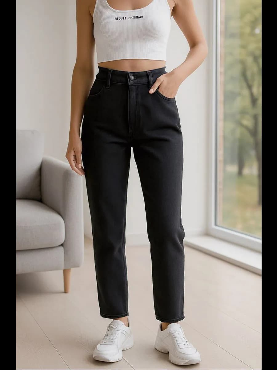 Джинсы для девочки подростка прямые