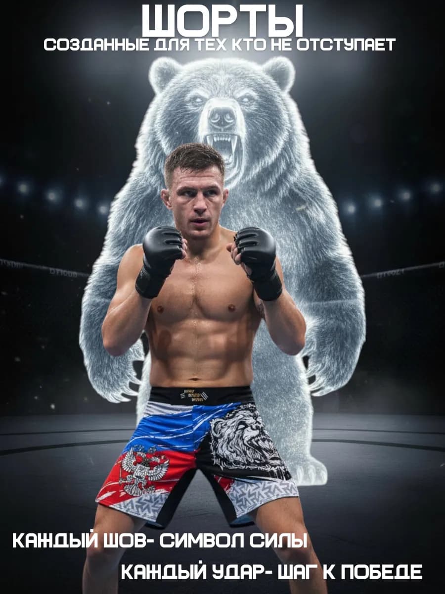 Шорты спортивные для ММА и единоборств
