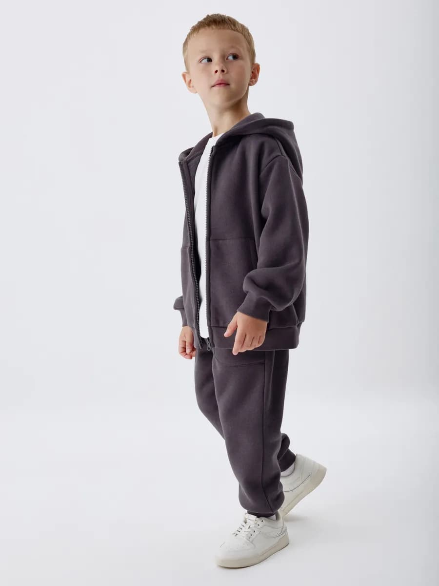 Джоггеры трикотажные базовые спортивные - фото 1