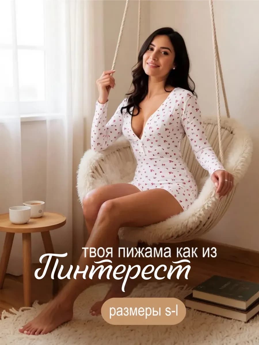 Пижама комбинезон слитная с шортами