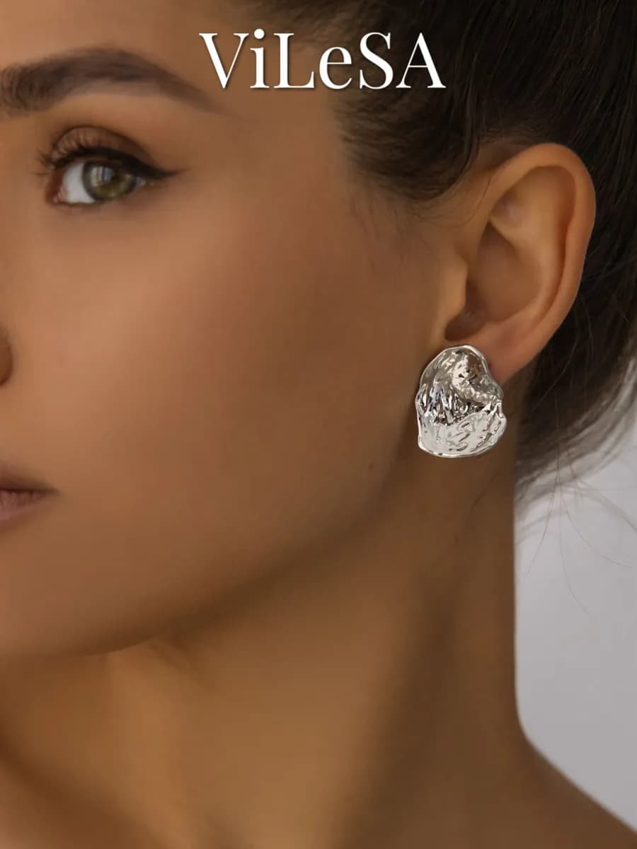 Серьги бижутерия большие повседневные крупные вечерние