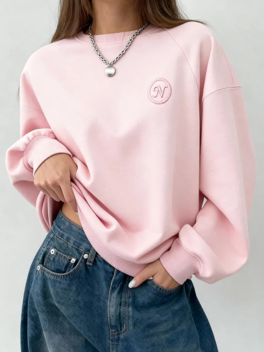 Свитшот базовый оверсайз