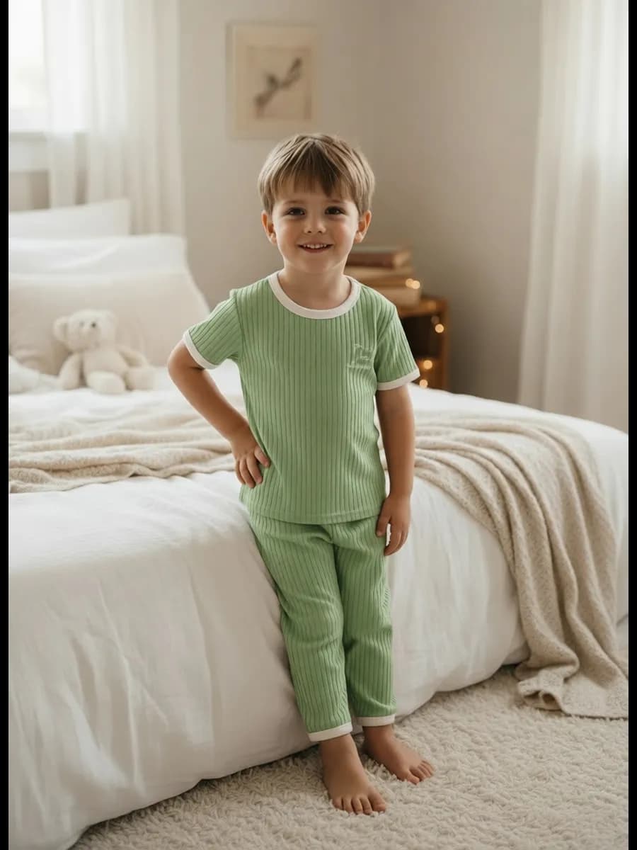 Пижама детская со штанами - фото 1