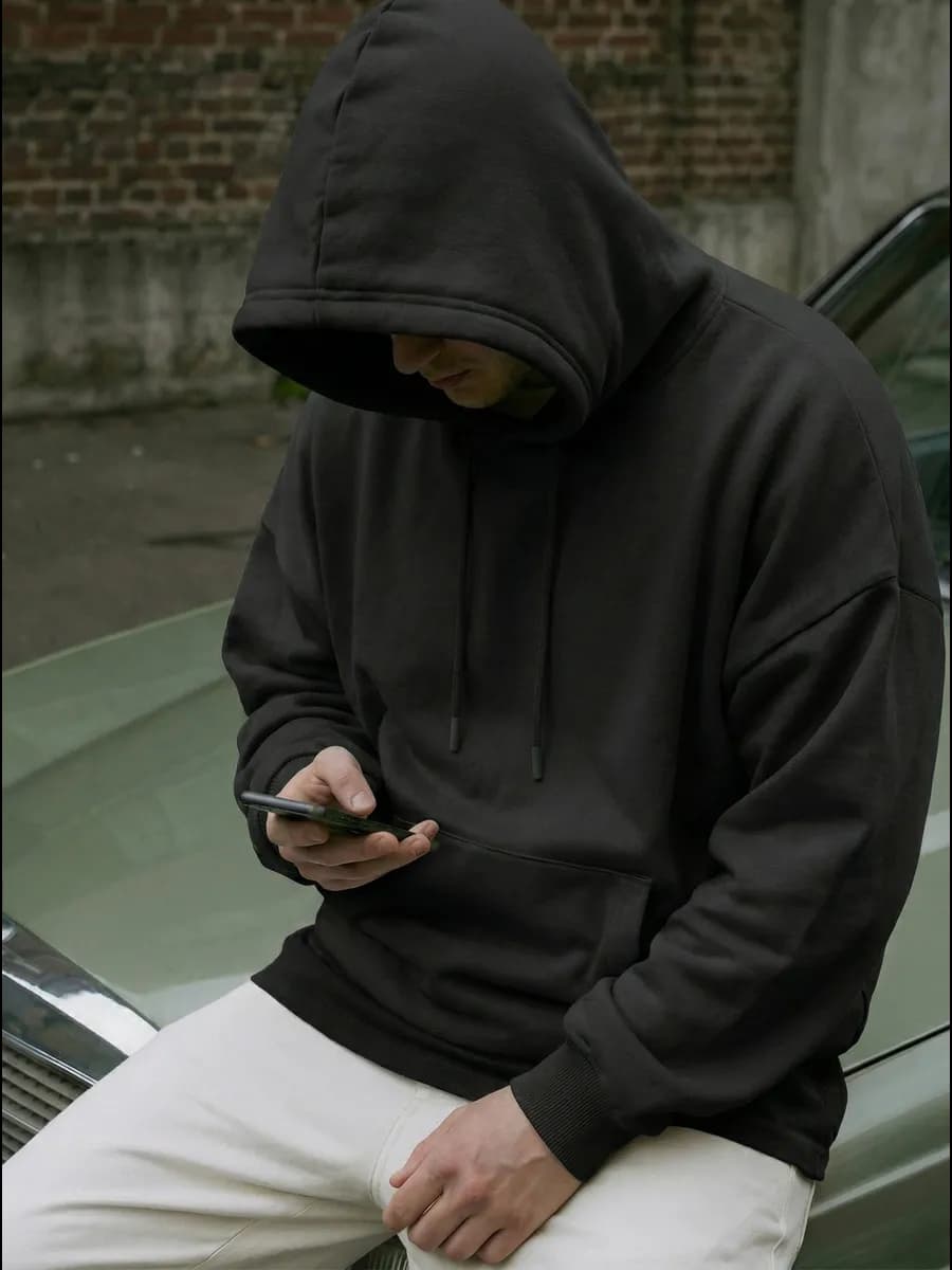 Худи толстовка теплая без начеса