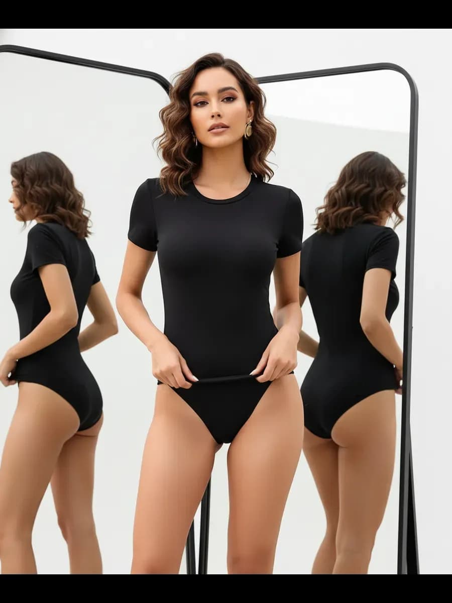 Футболка Боди женское с коротким рукавом