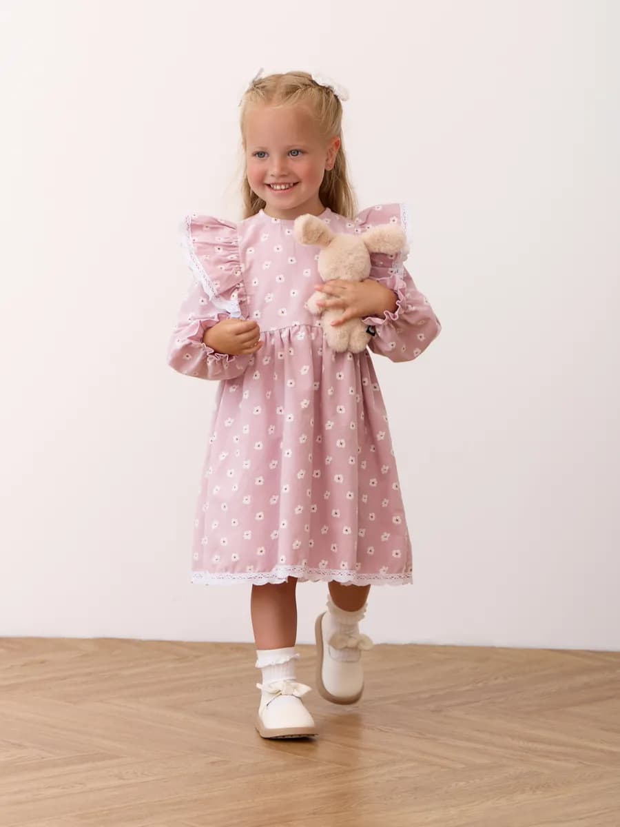 Платье фланель в садик