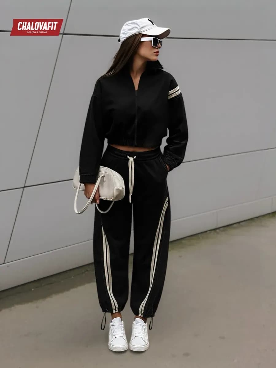 Костюм спортивный женский оверсайз на весну джинсовый