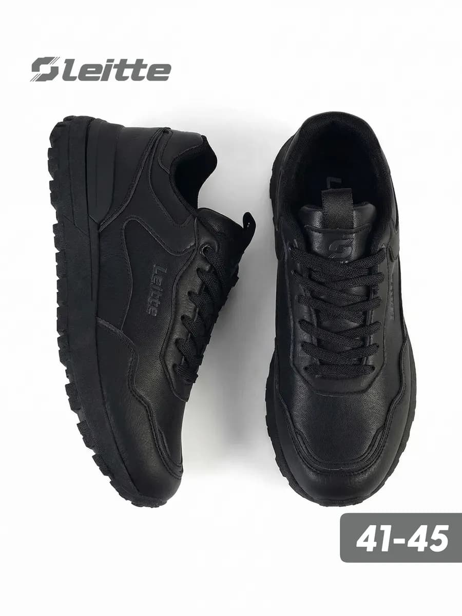 Кроссовки кожаные демисезонные