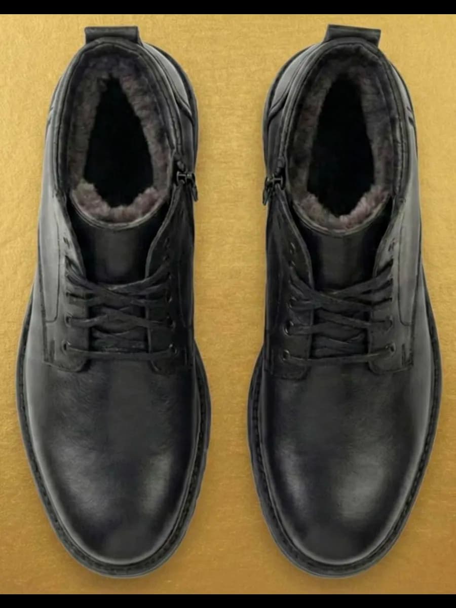 ботинки мужские из натуральной кожи - фото 1