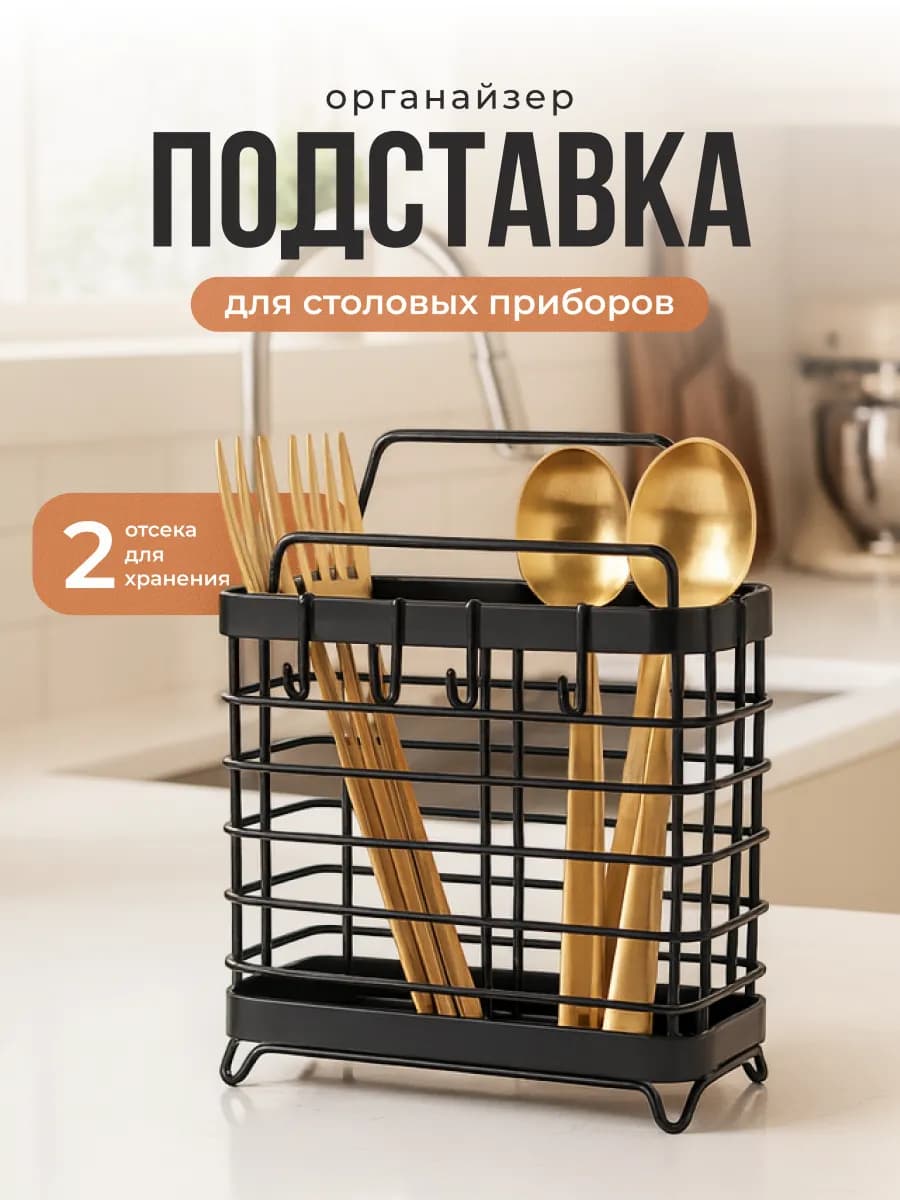 Подставка настольная для столовых приборов