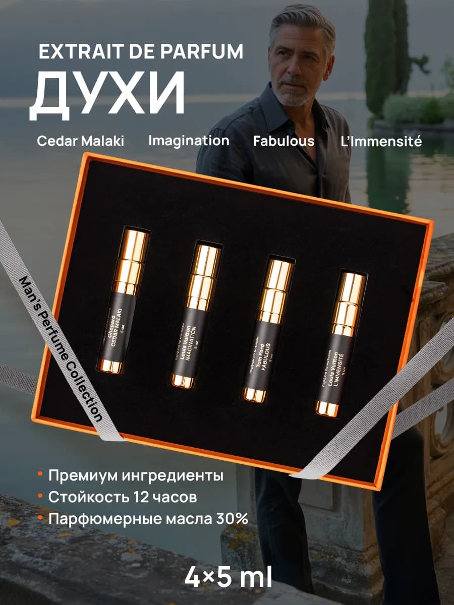 Духи стойкие подарочный набор мужской Man's perfume collecti…