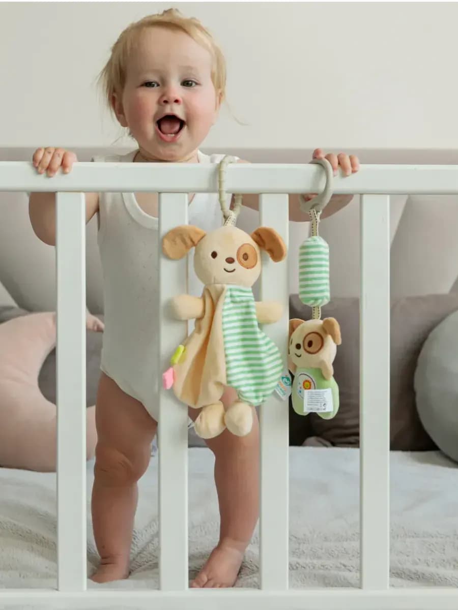 Игрушка погремушка на кроватку 2 штуки