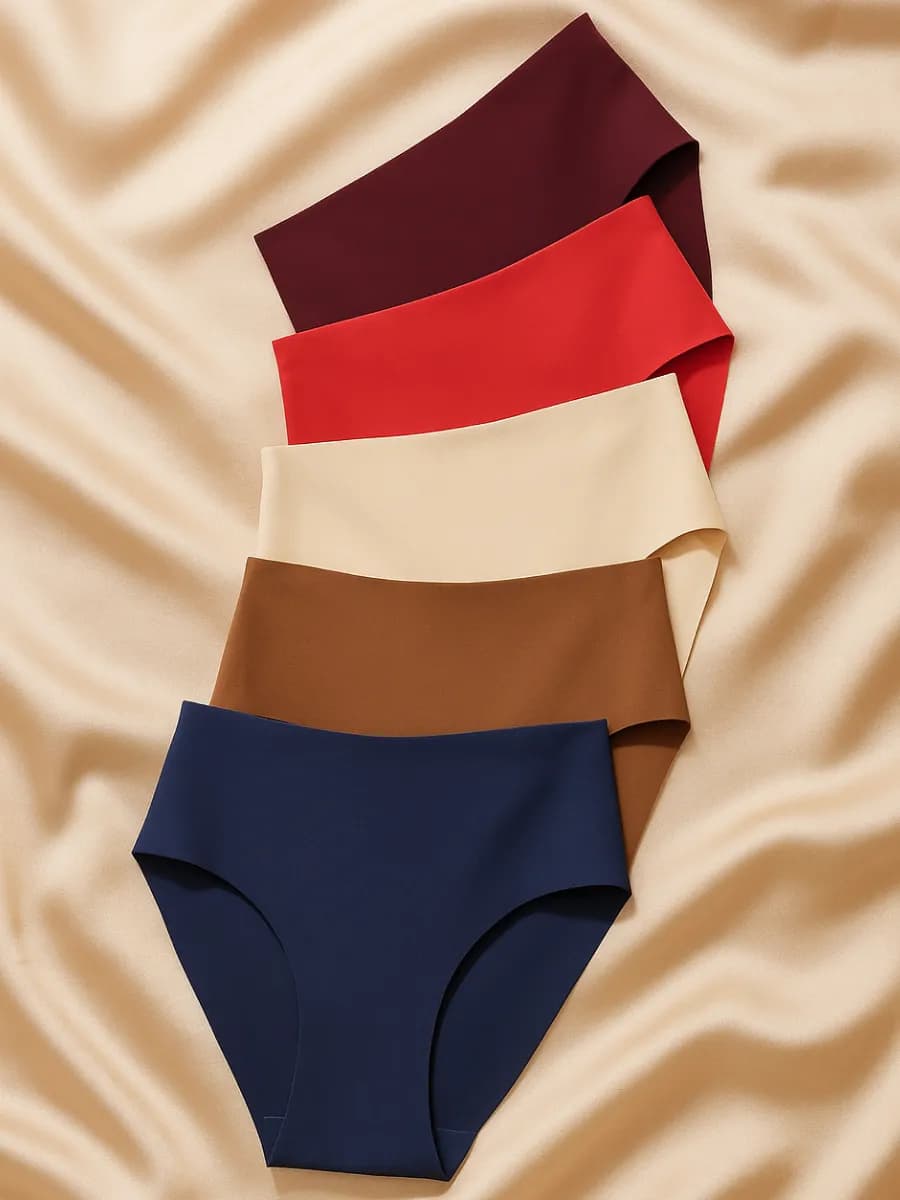 Трусы слипы бесшовные набор 5 шт