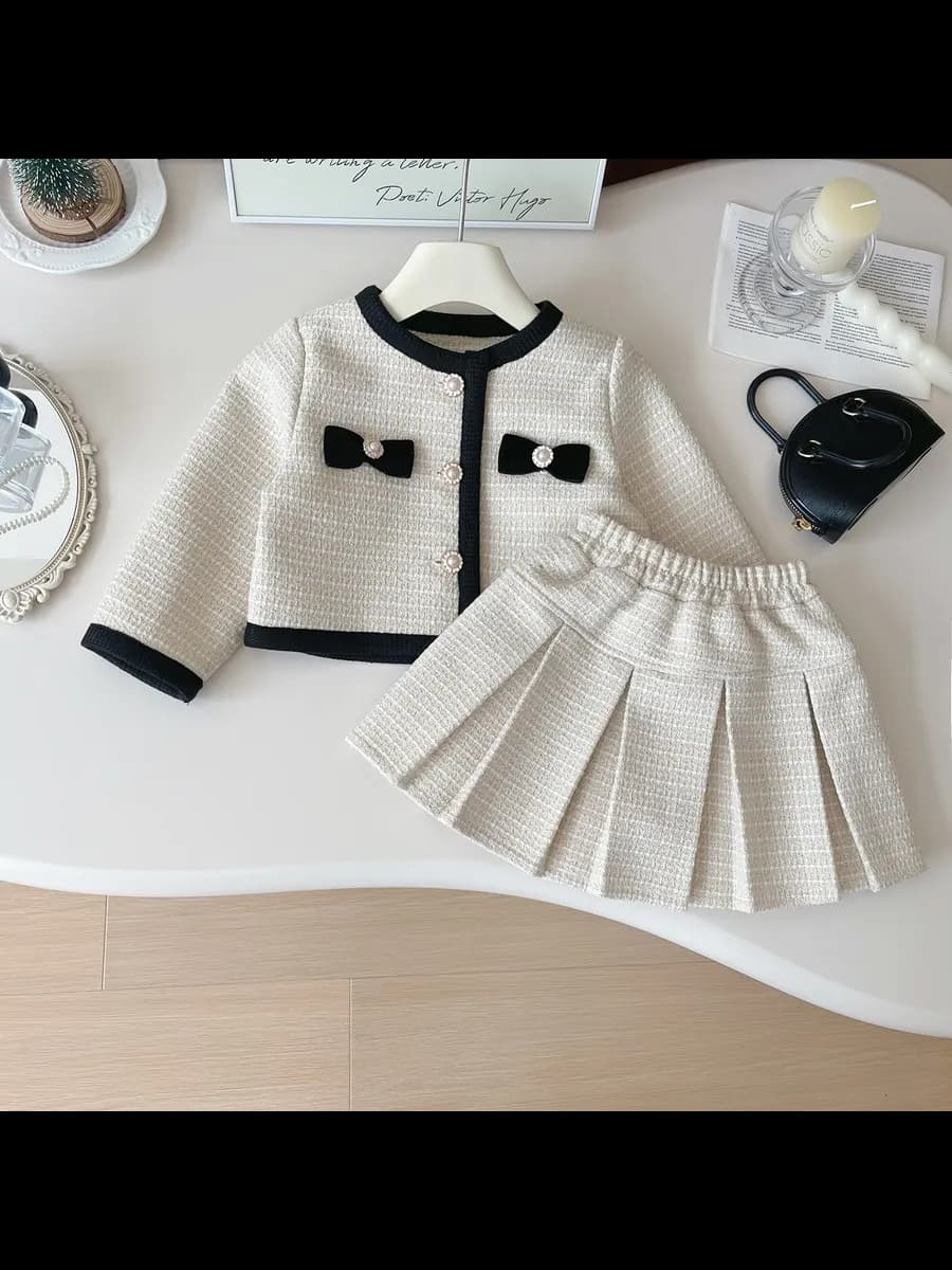 Костюм твидовый с юбкой