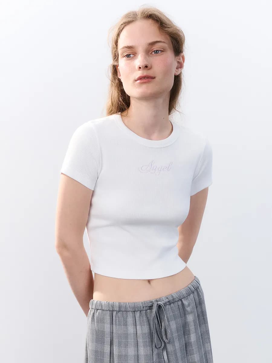 Футболка-топ с вышивкой