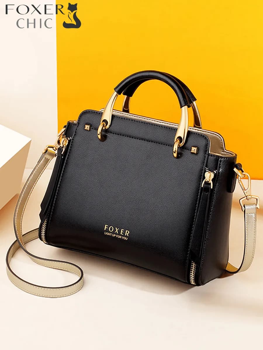 Сумка-тоут из натуральной кожи - фото 1