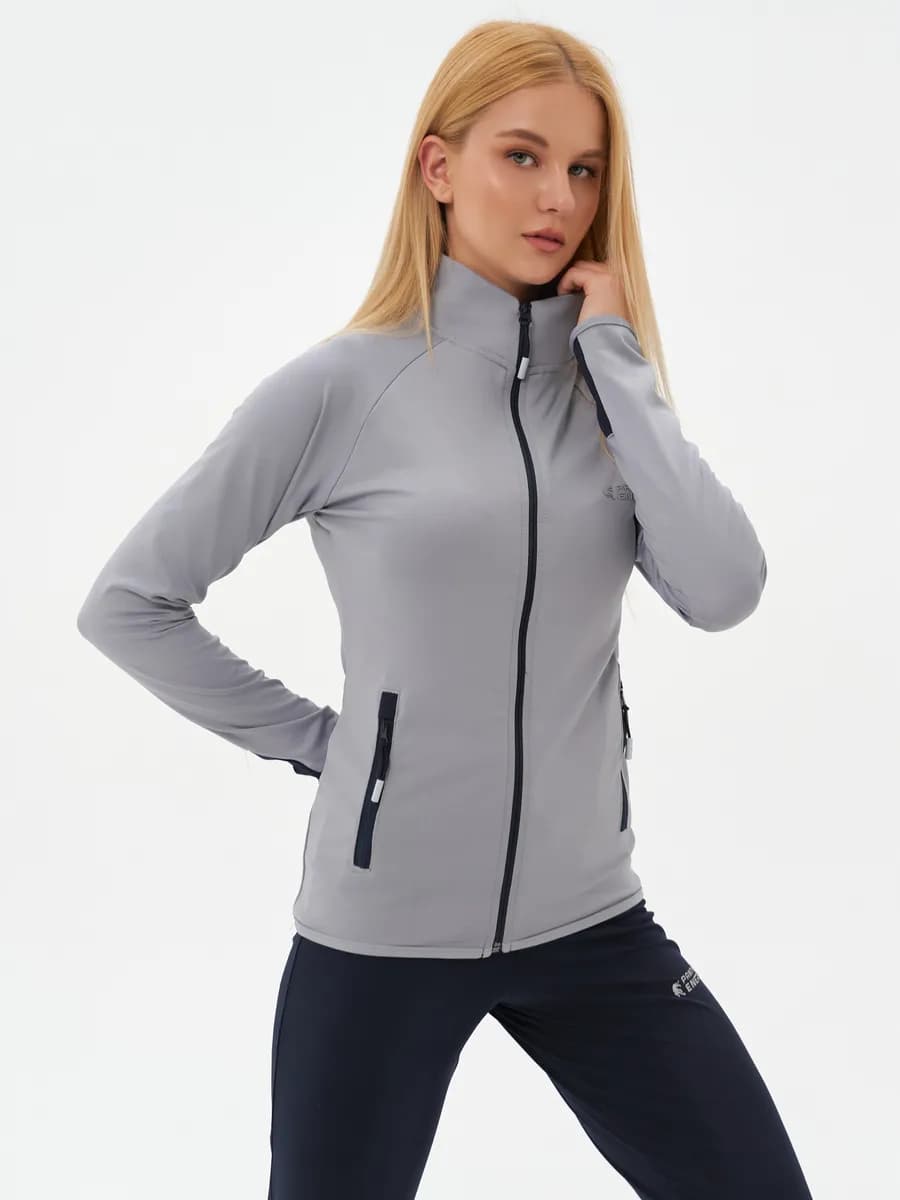 Спортивный костюм на молнии, с капюшоном без флиса