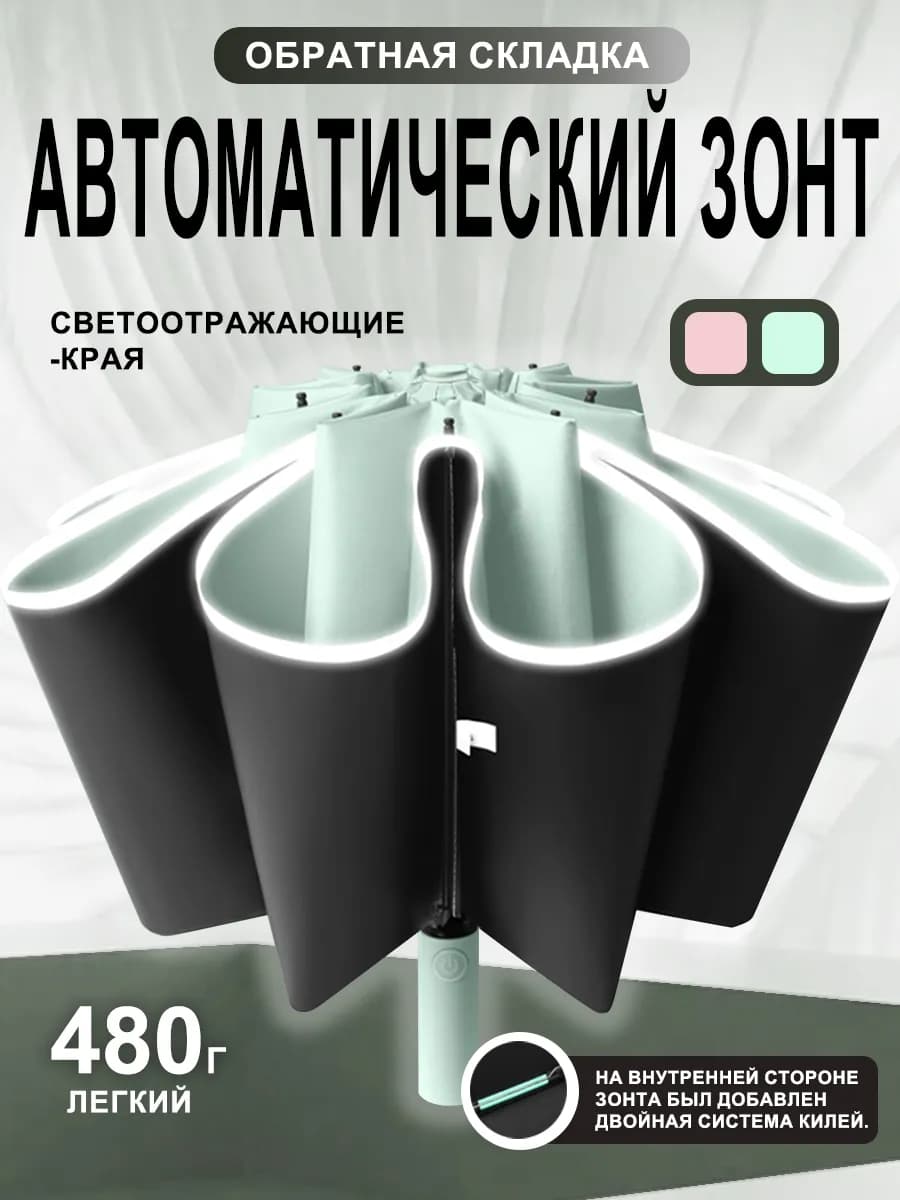 Зонт автомат антиветер