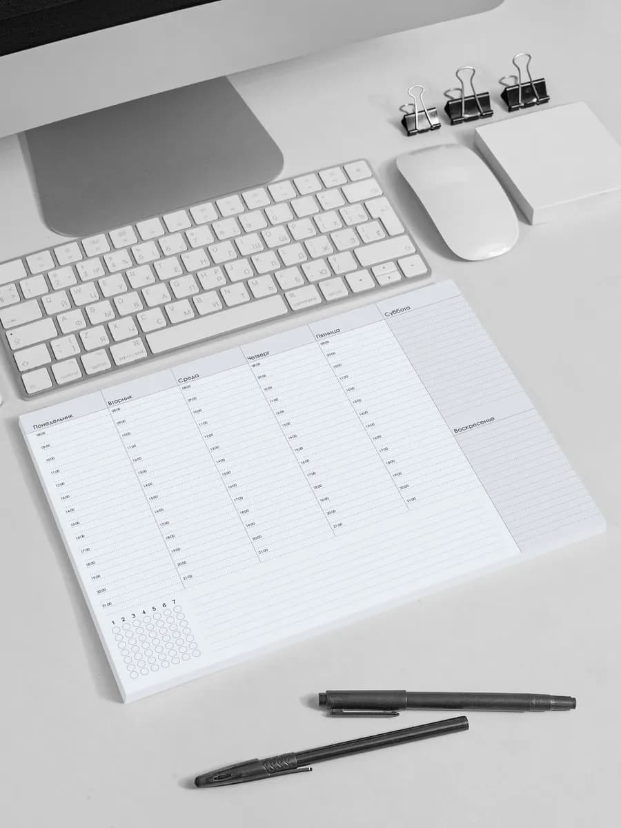 Ежедневник планер недатированный на год 2026