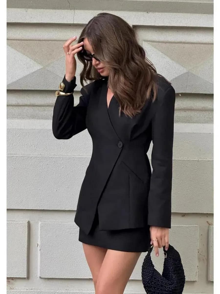 Платье пиджак офисное