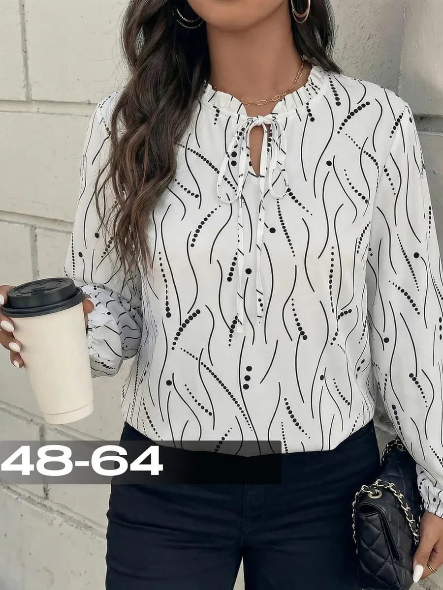 Блузка нарядная больших размеров