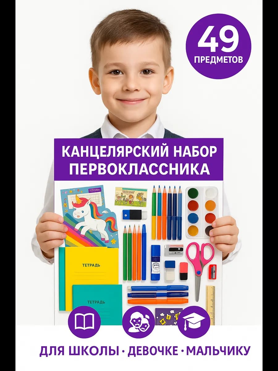 Канцелярский набор первоклассника