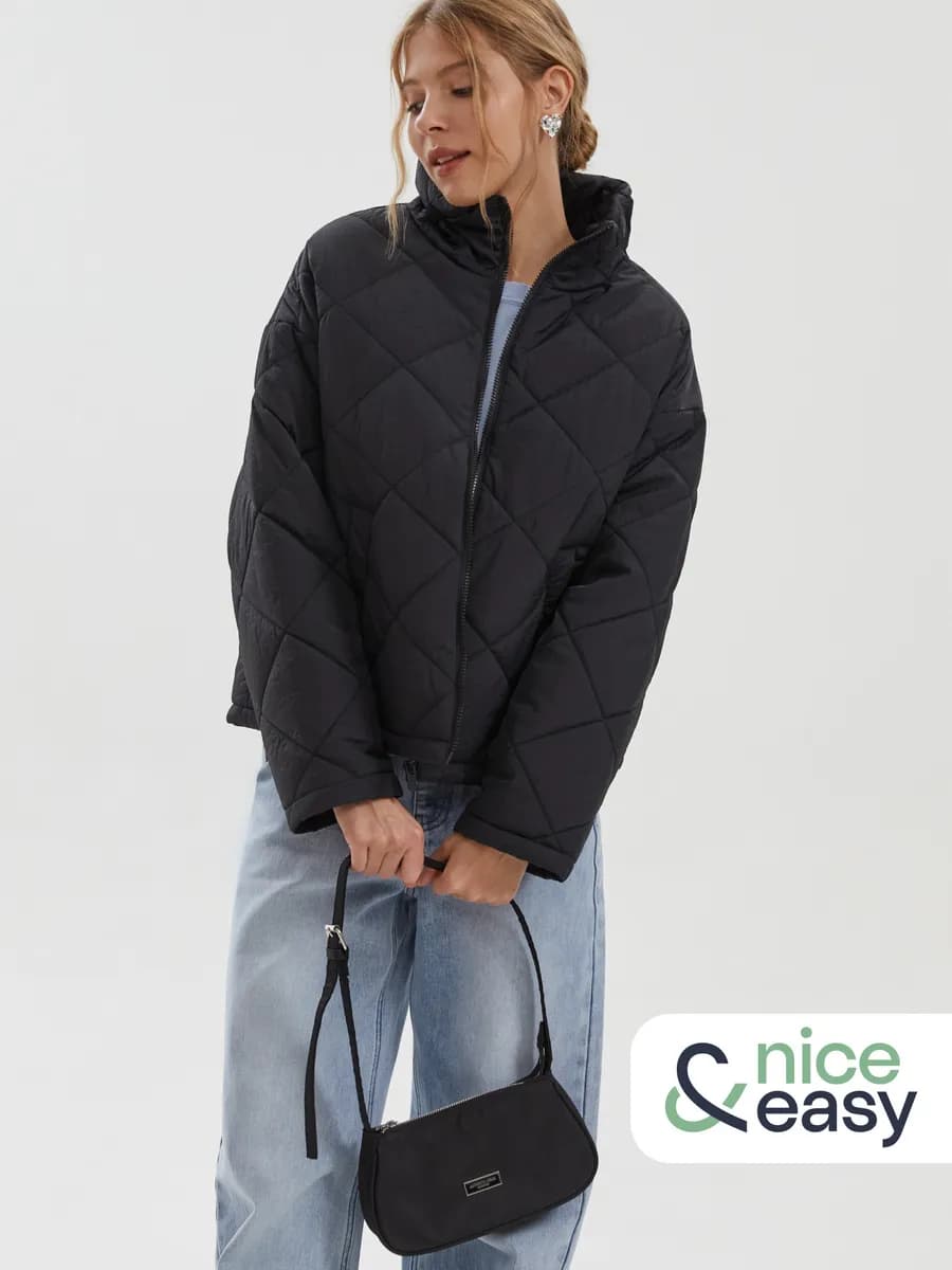 Женская стёганая куртка на синтепоне