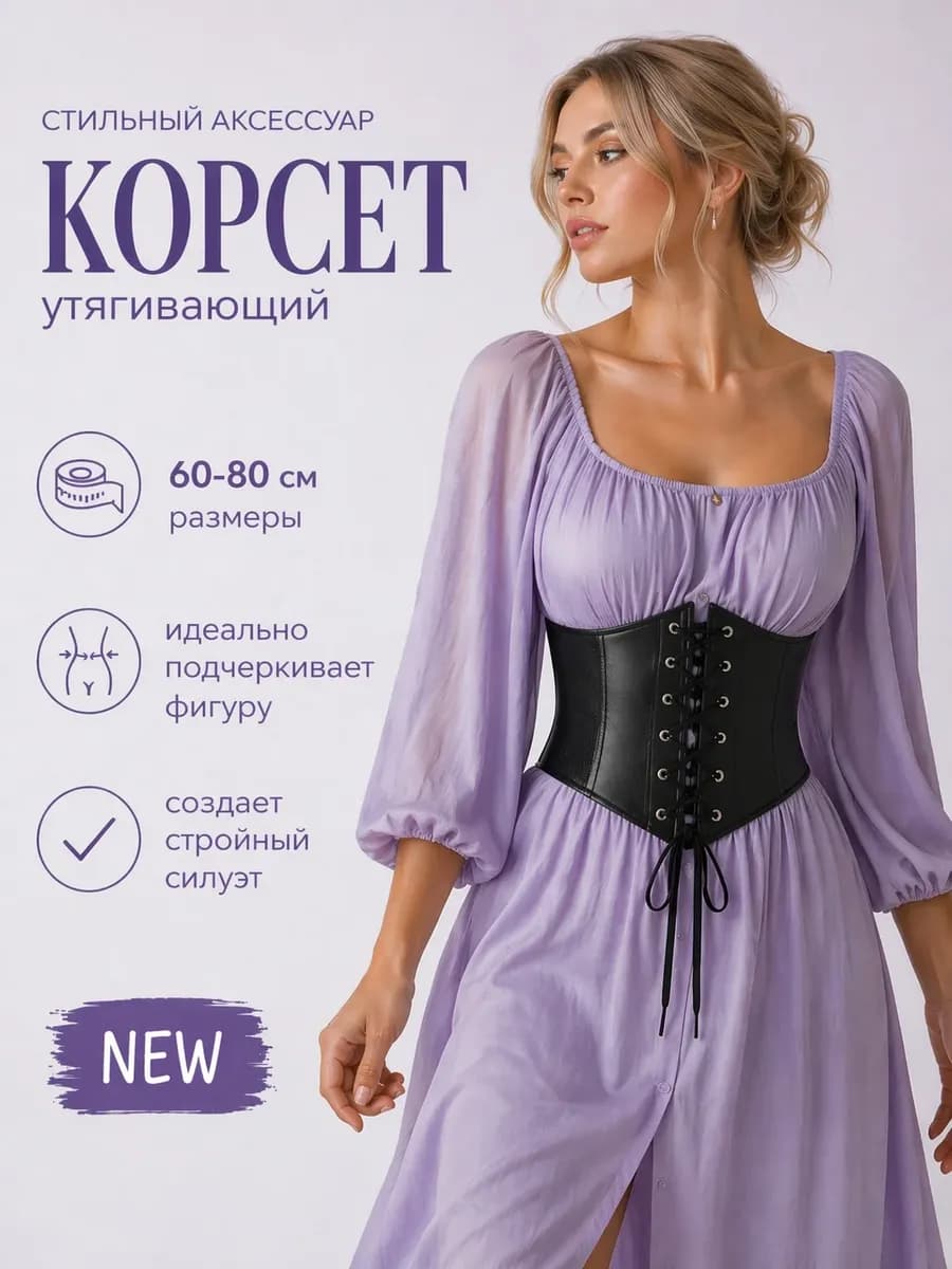 Корсет пояс вечерний декоративный