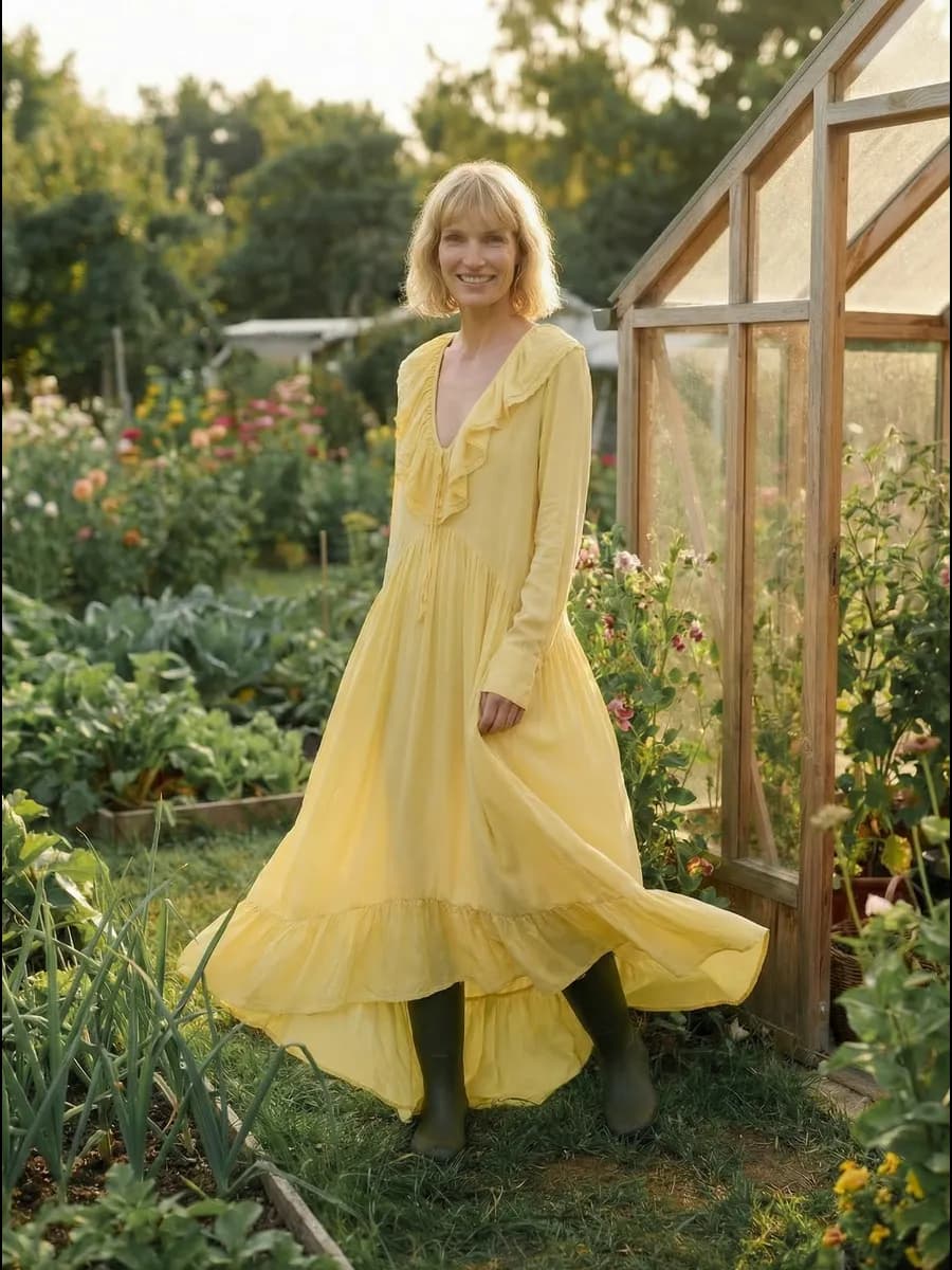 Платье летнее длинное пляжное домашнее