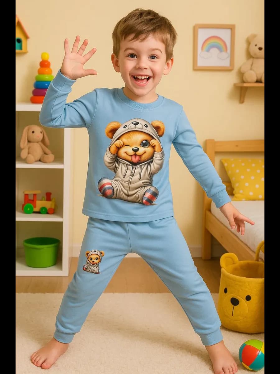 Пижама для мальчика теплая