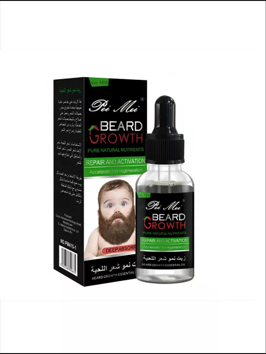 Масло для роста усов и бороды Beard Growth