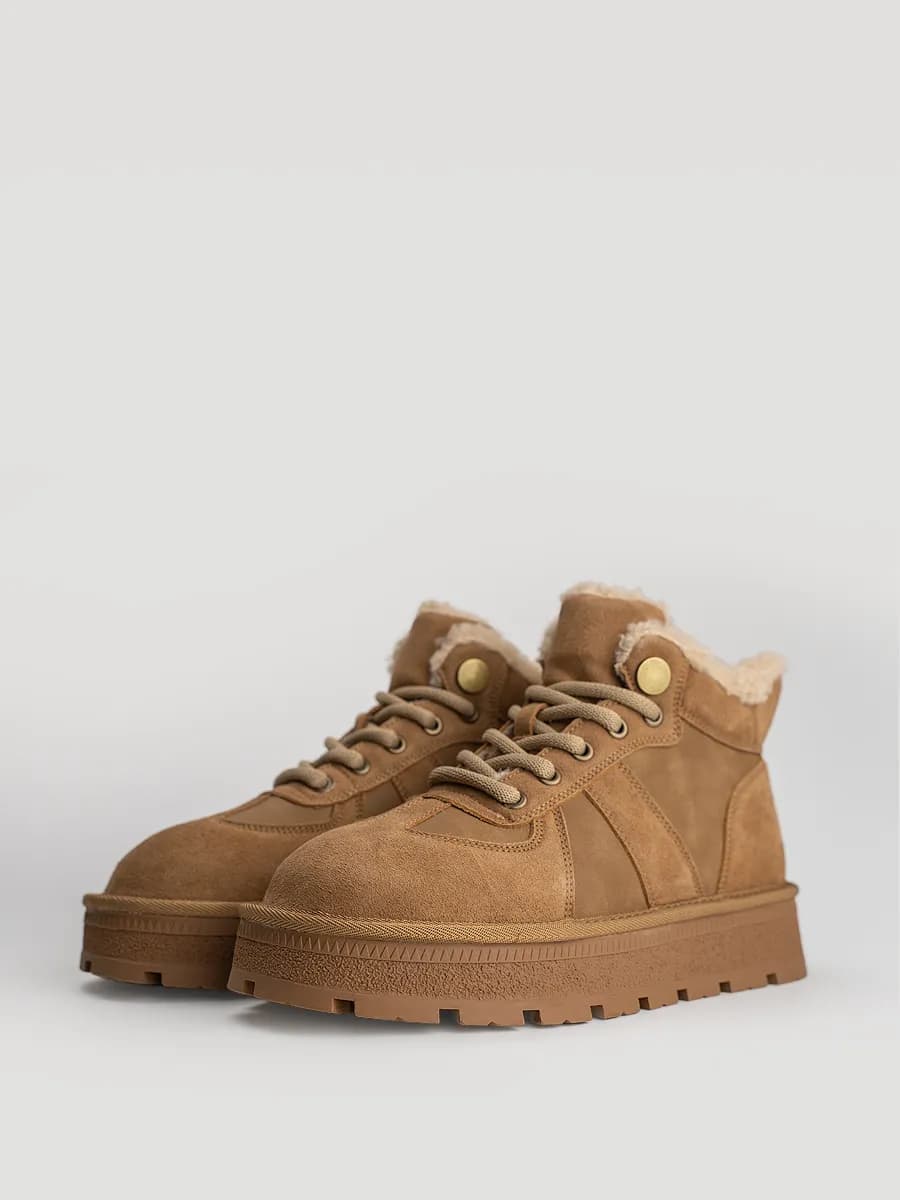 Кеды на толстой подошве кроссовки зимние - фото 1